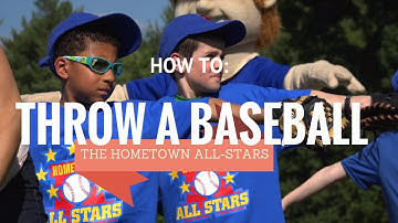 How To throw a baseball - by The Hometown All-Stars (children book series)