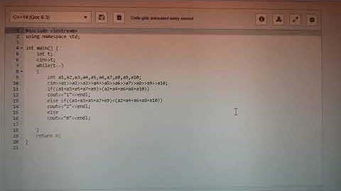 PROBLEM: PENALTY | starter 8 | codechef | solution