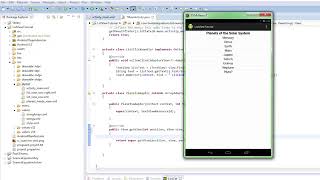 Android 4 0 Tutorials   30  ListViews and Adapters Part 5   Custom Adapter