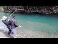 Pesca de Salmon en el CHALTEN PATAGONIA ARGENTINA !!!