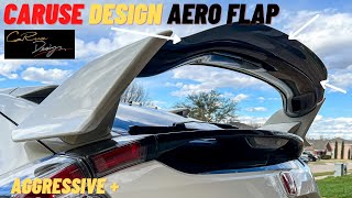 Making the Type R MORE AGGRESSIVE - Caruse Design Aero Flap Install