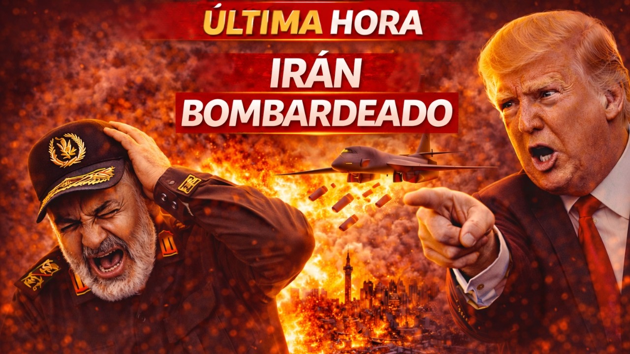 ÚLTIMA HORA: Bombarderos estadounidenses destrozan Irán –Teherán arde