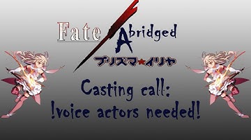 Casting call: Voice actors needed for abridged series [CLOSED]