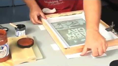 Mực In Lụa Trên Giấy, Kỹ Thuật In Lụa Trên Giấy Thủ Công