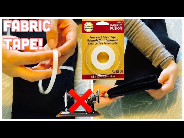 How to Use Iron-On Tape for No Sew Projects: Heat n Bond - Thrift Diving 
