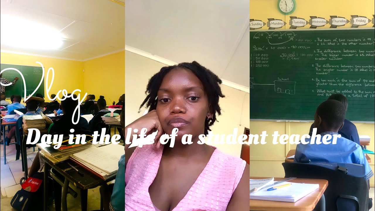 Vlog: Few days with in the life of a student teacher ||Namibian YouTuber||