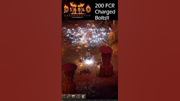 #shorts shorts  200 FCR Charged Bolts Sorceress Build  D2R Patch 2.5