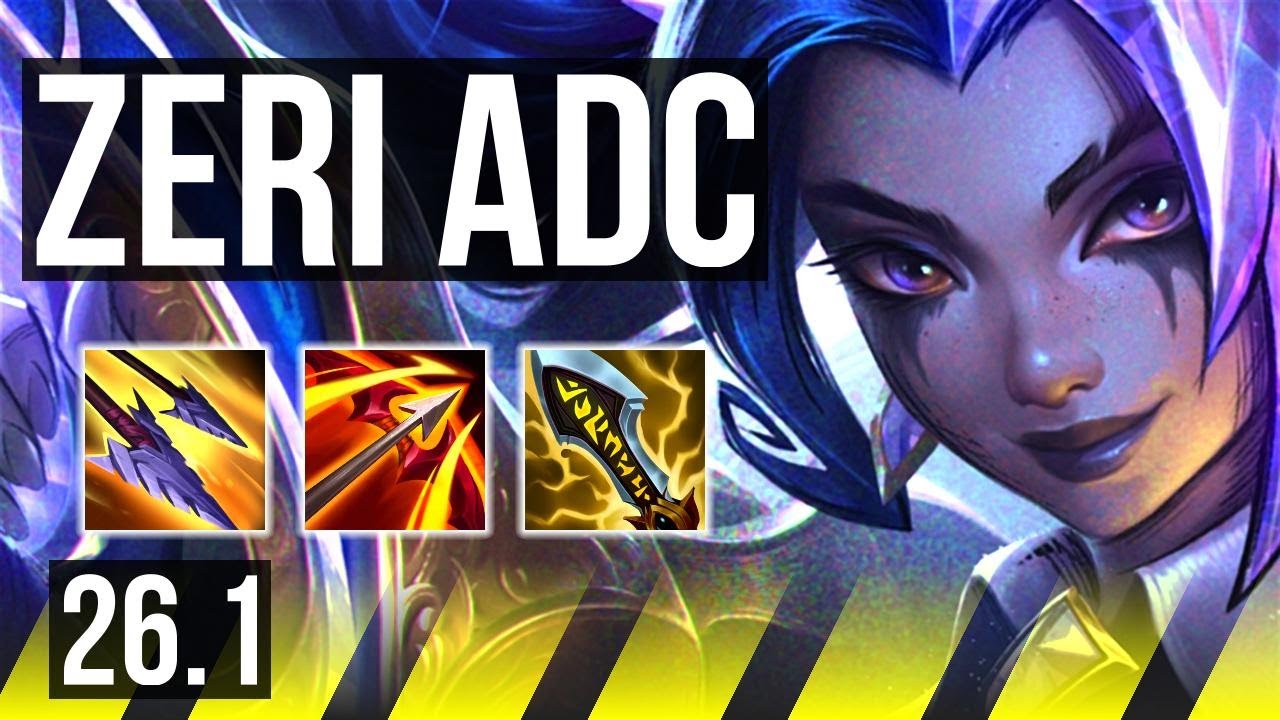ZERI & Leona vs LUCIAN & Nami (ADC) | EUW Master | 26.1