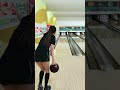 超ミニスカ✖️黒ハイソックスでボウリングしてみた#Shorts