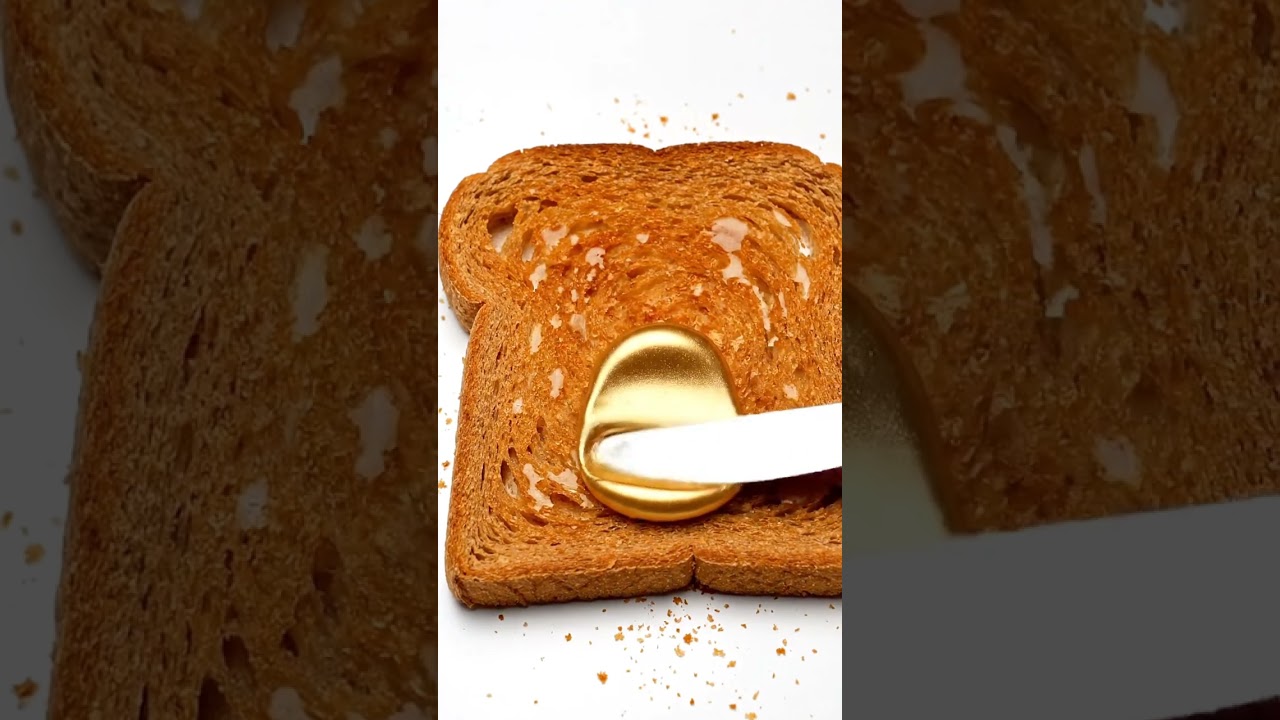 ​Spreading Pure Gold on Toast! 🧈✨