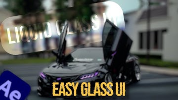 Liquid Glass UI in After Effects - Quick & Easy Tutorial
