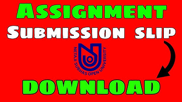NSOU PG Assignment Submission Slip Download Process Step By Step | NSOU PG Assignment 2021