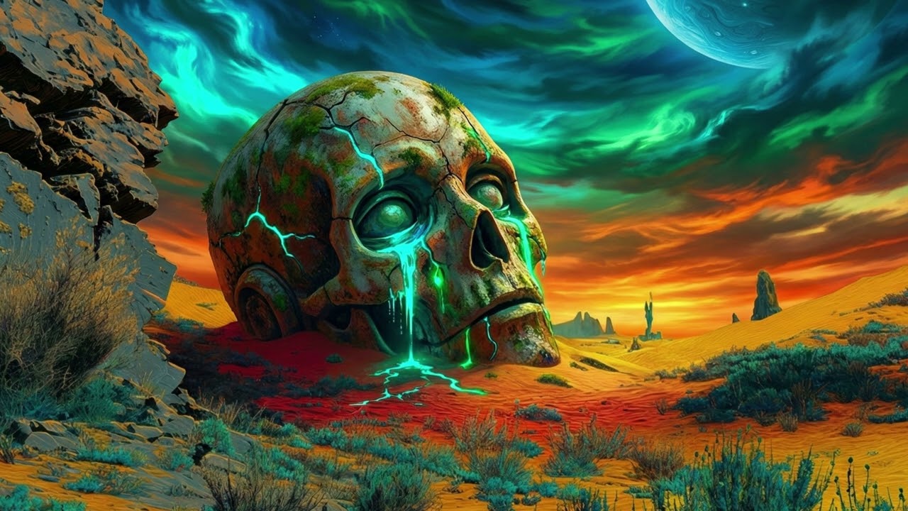 Cosmic Desert Road – Psychedelic Planet Chill Rock Mix (1 Hour)