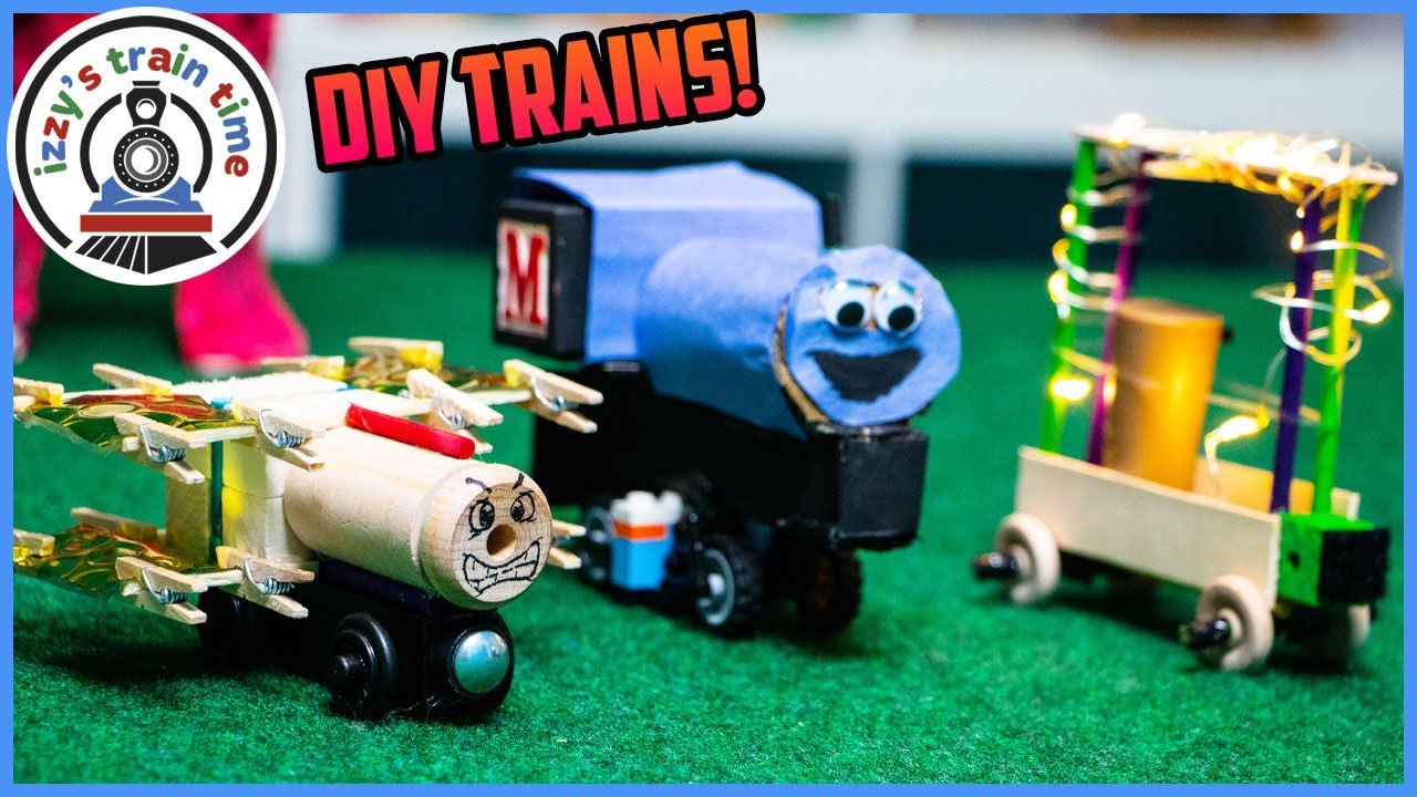 DIY Thomas and Friends Trains! Fun Toy Trains for Kids YouTube