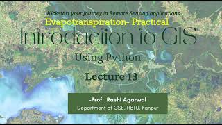 Extract Evapotranspiration from GeoTIFF using PyQGIS | SEBAL Algorithm | ClipRaster & Export to CSV