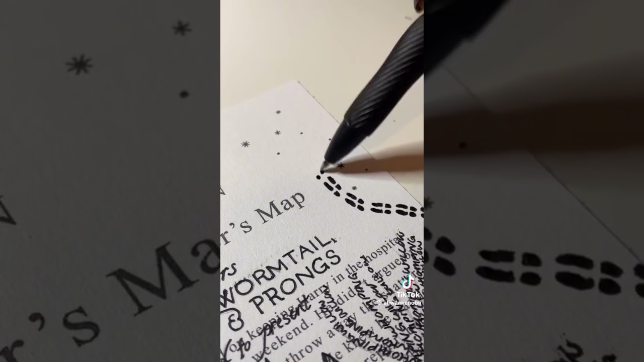 The marauders map 💕💕💕 