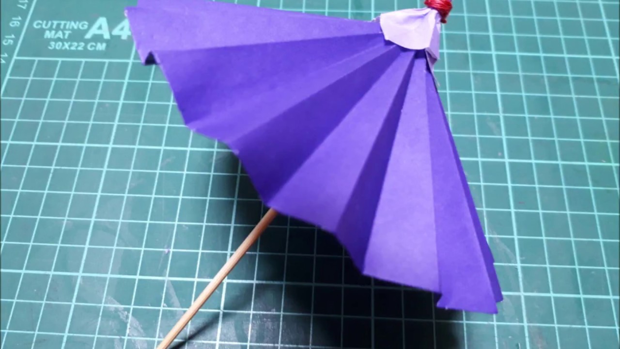 動く番傘の折り方 Youtube