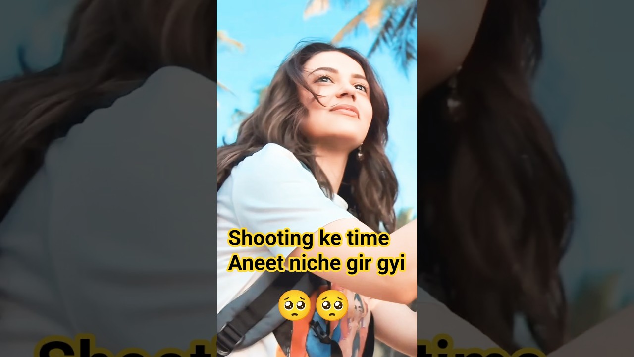 shooting time aneet niche gir gyi 😢| ahaan panday | aneet padda | saiyaara movie shooting 