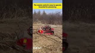 One Pass.Totally Wiped.#mowing #lawnmower #weeding #remotecontrol #rccar #flailmower #funny