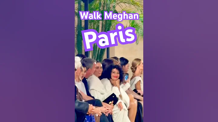 Meghan, the Duchess of Sussex in Paris for fashion week