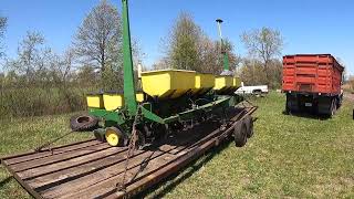 Day One and Two of planting season 2025 soybeans are in the ground