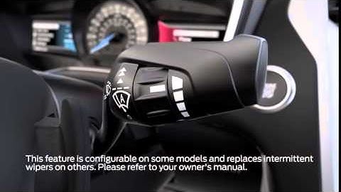 Rain Sensing Wipers│Ford How To Video