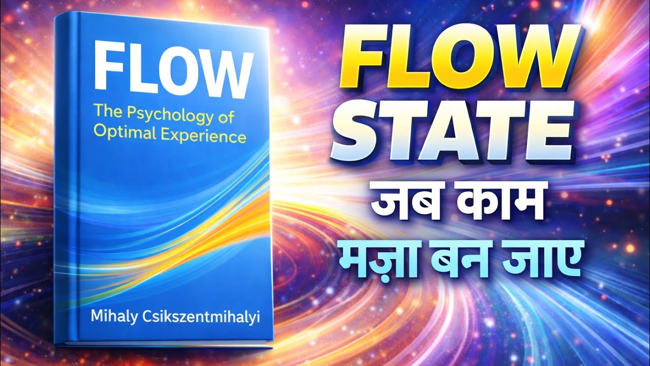 Flow: The Psychology of Optimal Experience |BOOK SUMMARY IN HINDI |AUDIOBOOK | @DRANI1499