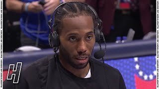 Kawhi Leonard Postgame Interview - Game 4 - Clippers vs Mavericks | 2021 NBA Playoffs