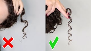 How to Prevent Wonky Curls & Get Perfect Curls