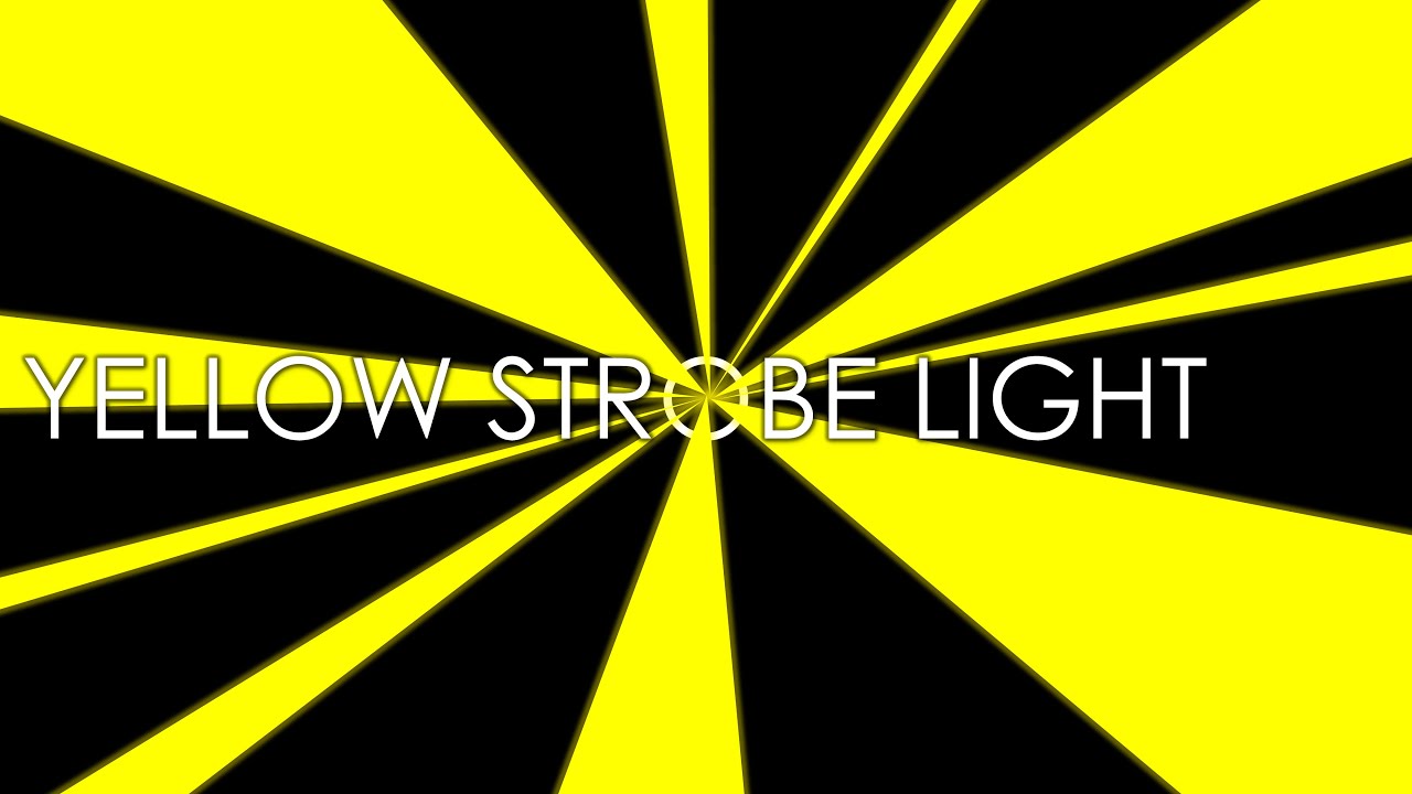 Yellow Strobe Light [15 Minutes] YouTube