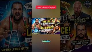 ​7 Years Later: Rusev's Huge Match at WrestleMania 42! 😱 #shorts