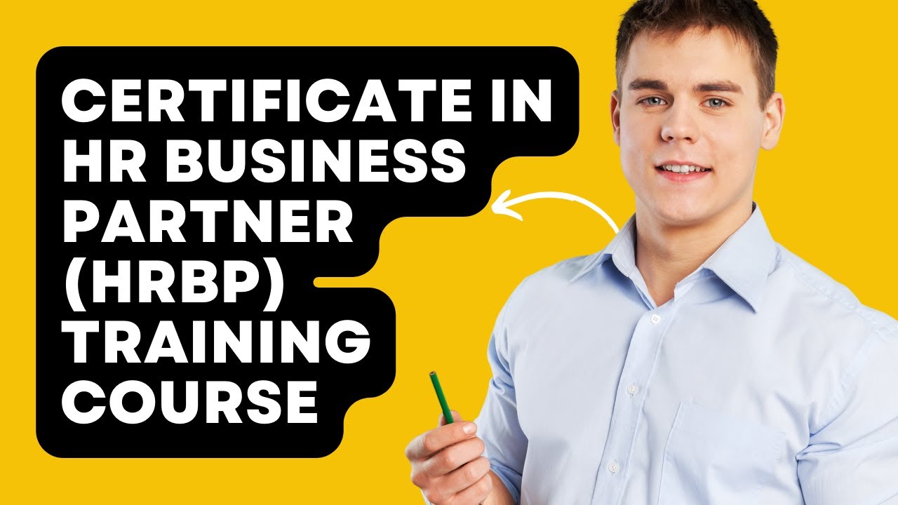 Certificate in HR Business Partner HRBP Training Course