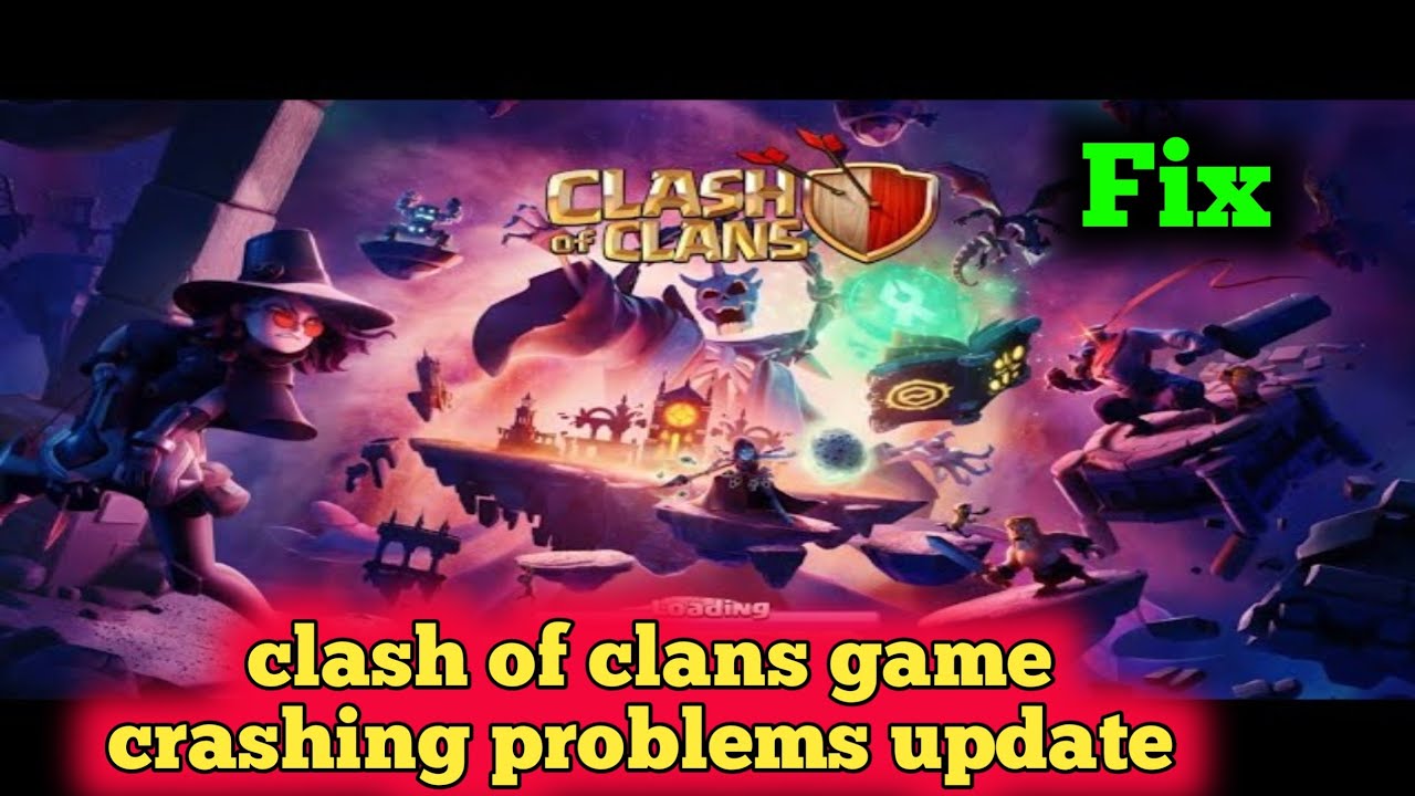 Clash Problem clash of clans game crashing problems update | how to fix clash of ...