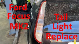 Ford Focus MK2 (2004—2011) Rear Light Tail / Brake Light Bulb Replacement