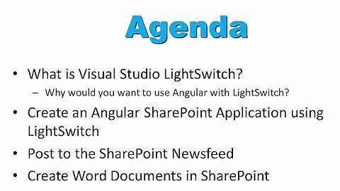 Creating Visual Studio Applications for SharePoint 2013 Using AngularJS