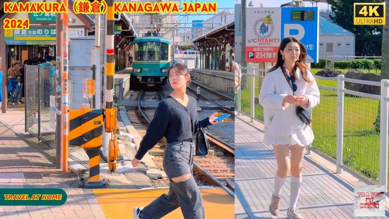 4k hdr japan travel 2024 | Walk in Kamakura（鎌倉）Kanagawa japan |  Relaxing Natural City ambience
