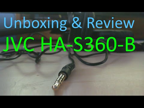 Unboxing & Review JVC HA-S360-B Headphones