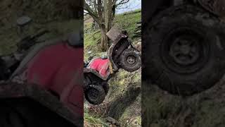 Now That’s Stuck In The Ditch . #Youtubeshorts #Farming #Sheep #Honda #Viralvideo