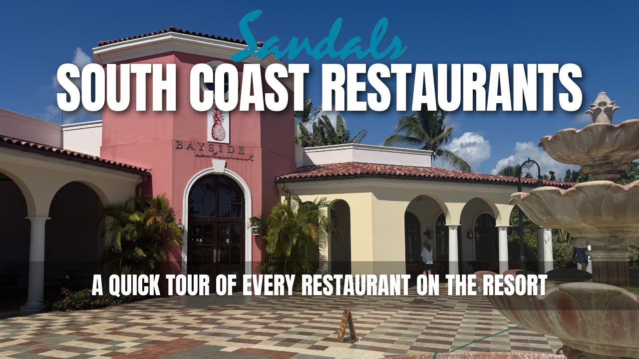 Sandals South Coast Restaurants I A Preview of Everywhere to Dine