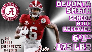 2021 NFL Draft Prospects 101 | WR DeVonta Smith | Strengths, Weaknesses, Projection & Comp