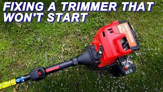 Fixing A Craftsman Trimmer That Someone Gave Up On.