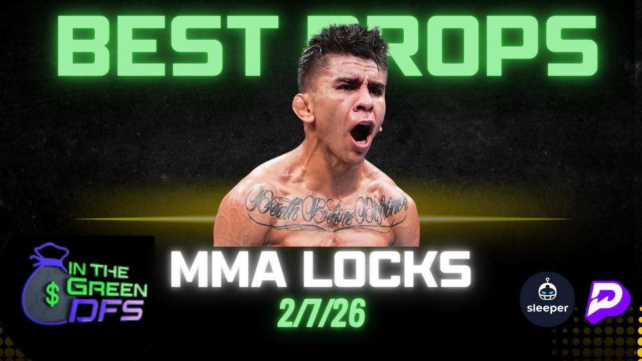 BEST MMA PROPS TODAY | BEST BETS | SATURDAY 2/7/26 | UFC FIGHT NIGHT | BONUS BET 🔥