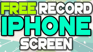 How To Record Your IPHONE IPOD IPAD Screen (NO JAILBREAK)