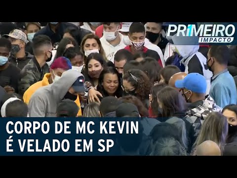 Corpo de MC Kevin é velado sob fogos e aplausos em SP | Primeiro Impacto (18/05/21)