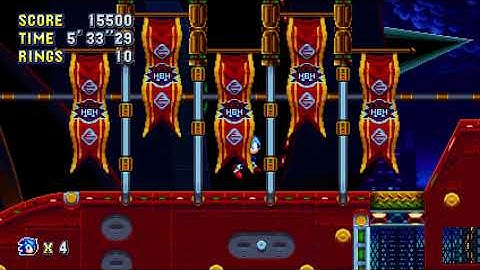Sonic Mania - Titanic Monarch Zone Act 1 (1080p 60fps)