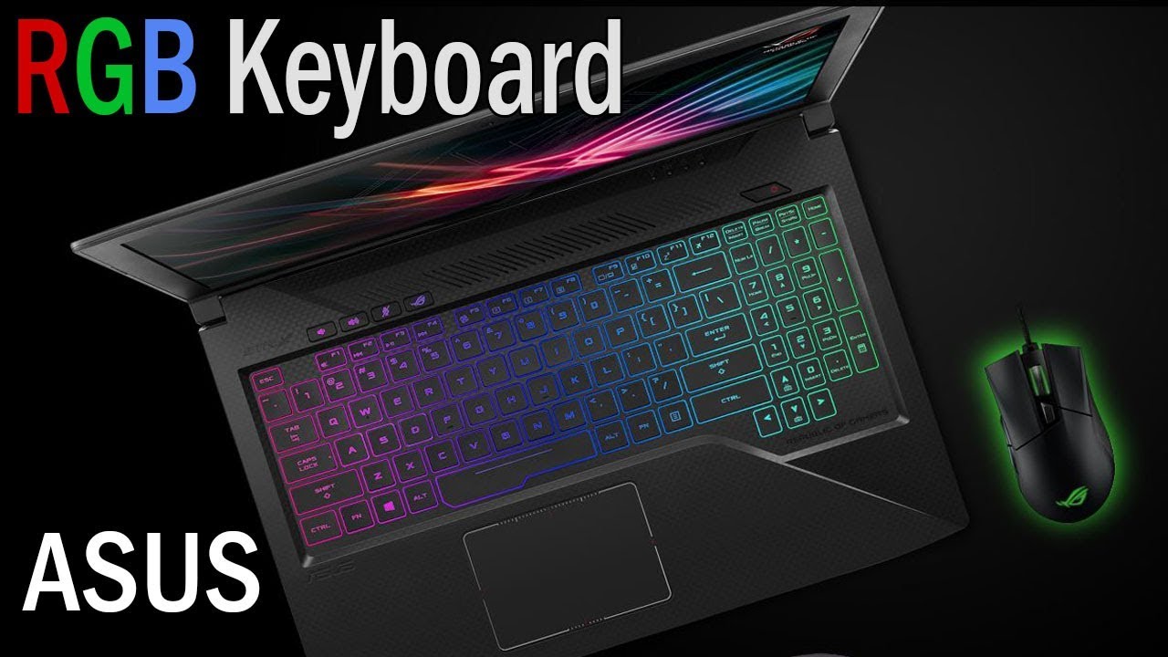 How to Keyboard RGB Lighting Effect ASUS Gaming Laptops -
