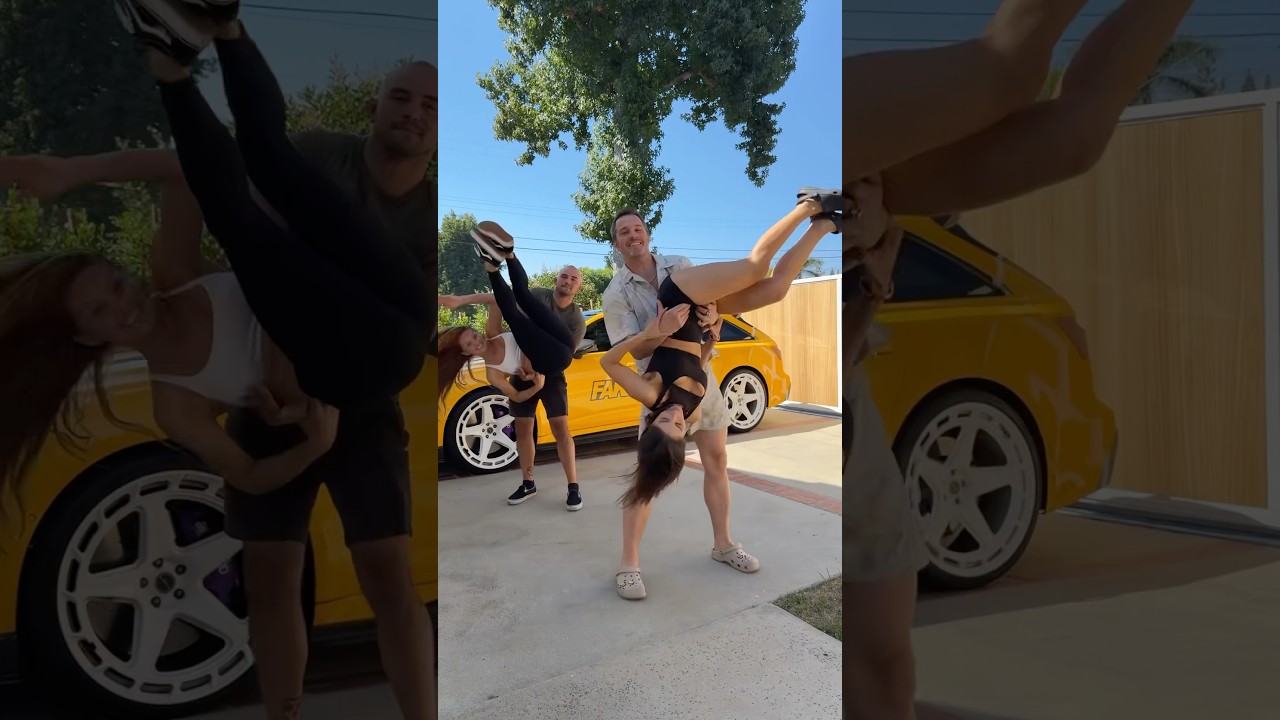 Вверх ногами на бетоне 😅 