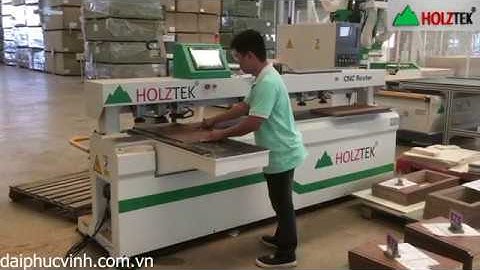 MÁY KHOAN NGANG CNC HOLZTEK ĐỊNH VỊ HỒNG NGOẠI KHOAN SIÊU TỐC