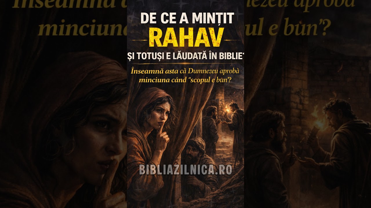 De ce a mințit Rahav și totuși e lăudată în Biblie? - Întrebări și răspunsuri biblice