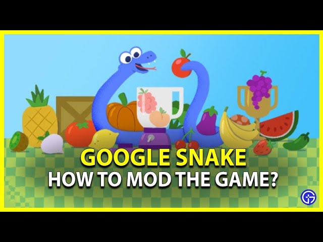 Guia completo do Google Snake Menu Mods